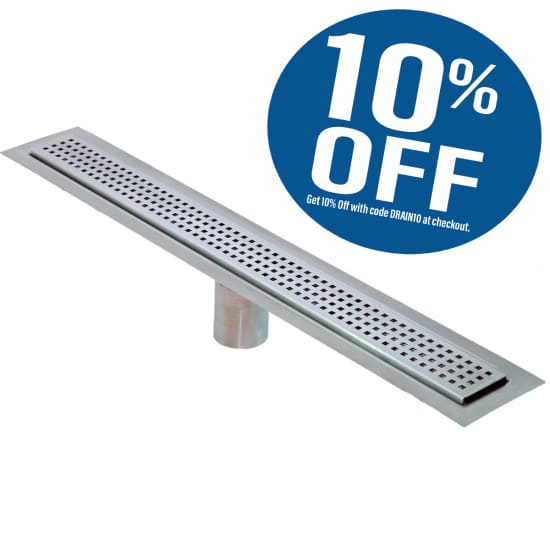 Drains Unlimited Wall Recessed Linear Drain